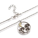 Alloy Pendant Necklaces NJEW-F278-01AS-RS-1