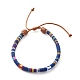 Bracelet de cheville en cordon ethnique pour fille femme AJEW-AN00449-5