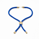 Nylon Twisted Cord Bracelet Making MAK-T003-03G-3