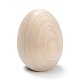 Uova di legno in bianco non finite del mestiere di pasqua WOOD-B002-01-1