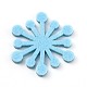 Fiocco di neve feltro tessuto tema natale decorare DIY-H111-C04-2