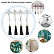 PandaHall Elite Iron Shower Curtain Rings Pendant Decoration DIY-PH0009-44-6