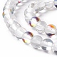 Chapelets de perles en pierre de lune synthétique G-E573-02A-21-3