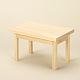 1/12 миниатюрная модель деревянного стола кукольного домика PW-WG70877-01-2