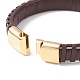 Bracelets de cordon en cuir BJEW-E352-11D-G-4
