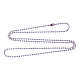 Stainless Steel Ball Chains Necklace MAK-PH0001-01-3