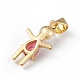 Стойки обшивки латунь кубического циркония подвески KK-F848-05G-4