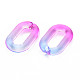 Two Tone Transparent Acrylic Linking Rings X-OACR-S036-006A-N08-2