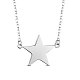 SHEGRACE Rhodium Plated 925 Sterling Silver Pendant Necklace JN730A-1