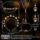Ensemble de bijoux en strass anattasoul lune SJEW-AN0001-53-2