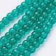 Spray Painted Crackle Glass Beads Strands CCG-Q001-6mm-15-1