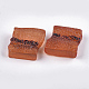 樹脂カボション  肉  模造食品  チョコレート  27x30x10.5mm CRES-T011-25-2
