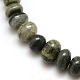 Nuggets Natural Green Rutilated Quartz Beads Strands G-P029-02-2
