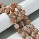Chapelets de perles de sunstone naturelle naturelles G-Q010-A01-01-2