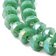 Brins de perles de verre à plaque de couleur ab EGLA-P051-02A-B06-3