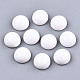 Sprühlackierte weiße Holz-Cabochons&nbsp;X1-WOOD-TAC0001-23A-1