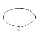 Unisex Adjustable Brass Pendant Necklaces NJEW-JN02541-01-1