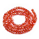 Electroplate Glass Beads Strands X-EGLA-A034-T4mm-B22-2
