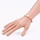 Heishi Perlenstretch-Armbänder aus Polymerton BJEW-JB06027-03-4