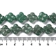 Natürlichen grünen Aventurin Perlen Stränge G-M418-D06-01-5