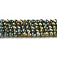 Chapelets de perles en verre électroplaqué GLAA-H021-01A-FP05-2