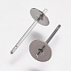 Accessoires de puces d'oreilles en 304 acier inoxydable STAS-I097-079A-2