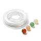 100pcs perles de jade blanc naturel DIY-SZ0004-58L-2
