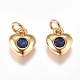 Латунные микро проложить кубического циркония подвески ZIRC-G168-58G-2
