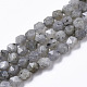 Chapelets de perles en labradorite naturelle  G-R465-33A-1