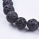 Natural Lava Rock Stone Bead Strands X-G-R193-18-14mm-3