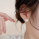 Superfindings 38pcs 19 couleurs acrylique coeur boucles d'oreilles accessoires FIND-FH0007-21-5