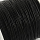 木綿糸ワックスコード  ブラック  1mm  約10.93ヤード（10m）/ロール YC-R003-1.0mm-10m-332-2