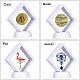 Fingerinspire 10 pieza marco de exhibición de monedas ODIS-FG0001-02-7