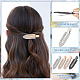 CRASPIRE 16Pcs No Bend Hair Clips Rhinestone No Crease Flat Styling Bling Bangs Hairpins Ceaseless Duckbill Seamless Barrette Hairstyle Tool for Woman Hairdressing Makeup Accessories 4 Color PHAR-CP0001-10-4