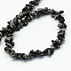 Natural Snowflake Obsidian Stone Bead Strands G-R192-A02-2