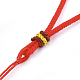 Nylonband Halskette Herstellung MAK-T005-08D-2