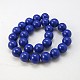 Lapis lazuli perles synthétiques brins G-E110-4mm-1-2