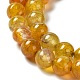 Dragon naturelle Agate ronde chapelets de perles G-J303-18-6mm-2