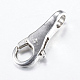 Tibetan Style Alloy Lobster Claw Clasps TIBE-T002-15AS-NR-2
