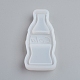 シリコンモールド  レジン型  UVレジン用  エポキシ樹脂ジュエリー作り  コーラ瓶  透明  65x33x10mm DIY-G017-H03-1