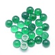 Cabuchones de ágata de ónix verde natural G-P393-R05-4mm-1