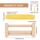 Wooden Webbing Retainer Knitting Tool TOOL-WH0051-80-2