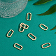 Chgcraft 10 pièces 14k or rempli fermoir ovale fermoirs à ressort connecteur en laiton anneaux de porte à ressort pour bijoux à bricoler soi-même trouver collier bracelet FIND-WH0127-90G-6