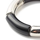 Set di braccialetti elastici con perline tubolari curve per ragazze BJEW-JB06947-14