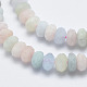 Natural Morganite Beads Strands G-K246-06C-3