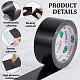 GORGECRAFT 1.8in x 65.6ft Bookbinding Repair Tape Black Fabric Tape Adhesive Duct Tape Safe Cloth Library Book Seam Sealing Hinging Craft Tape for Webbing Repair Camouflage AJEW-WH0136-54B-02-3