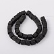 Synthetic Lava Rock Bead Strands G-N0104-10mm-18-2