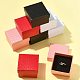 8 шт. 4-х цветные квадратные картонные коробки для колец CBOX-FS0001-08-7