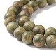 Fili di perline di legno di sandalo naturale WOOD-F008-02-C-6