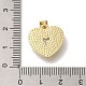 Латунные микро проложить кубического циркония подвески X-KK-R002-10G-3